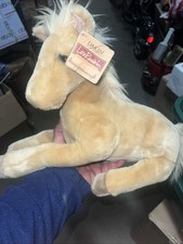 Encore Plush Tan Horse Francesca Laying Down Lou Rankin Best Friends 14" NWT