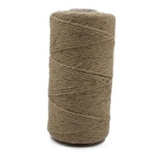Garden Twine Strong Natural Jute 2mm 328 Feet Long Twisted 2mmx328Feet Brown