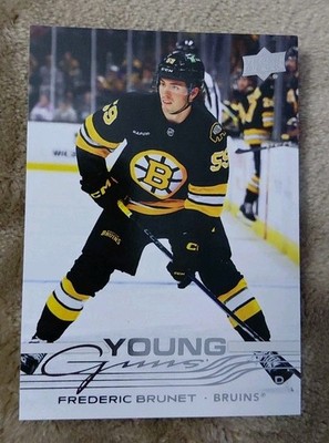 Frederic Brunet BRUINS 2025-26 Upper Deck Young Guns RC