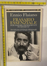 ENNIO FLAIANO FRASARIO ESSENZIALE PER PASSARE INOSSERVATI IN SOCIETÀ BOMPIANI +S