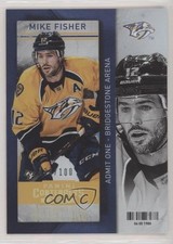 2013-14 Panini Playoff Contenders Gold /100 Mike Fisher #57 2t7