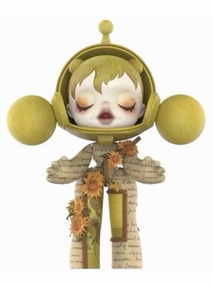 POP MART MEGA α SKULLPANDA 1000% Van Gogh Museum Sunflowers Figure