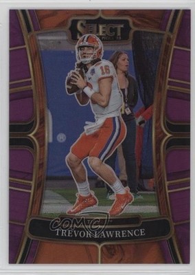 2023 Panini Select Draft Picks Concourse Purple Prizm 54/75 Trevor Lawrence 1b8