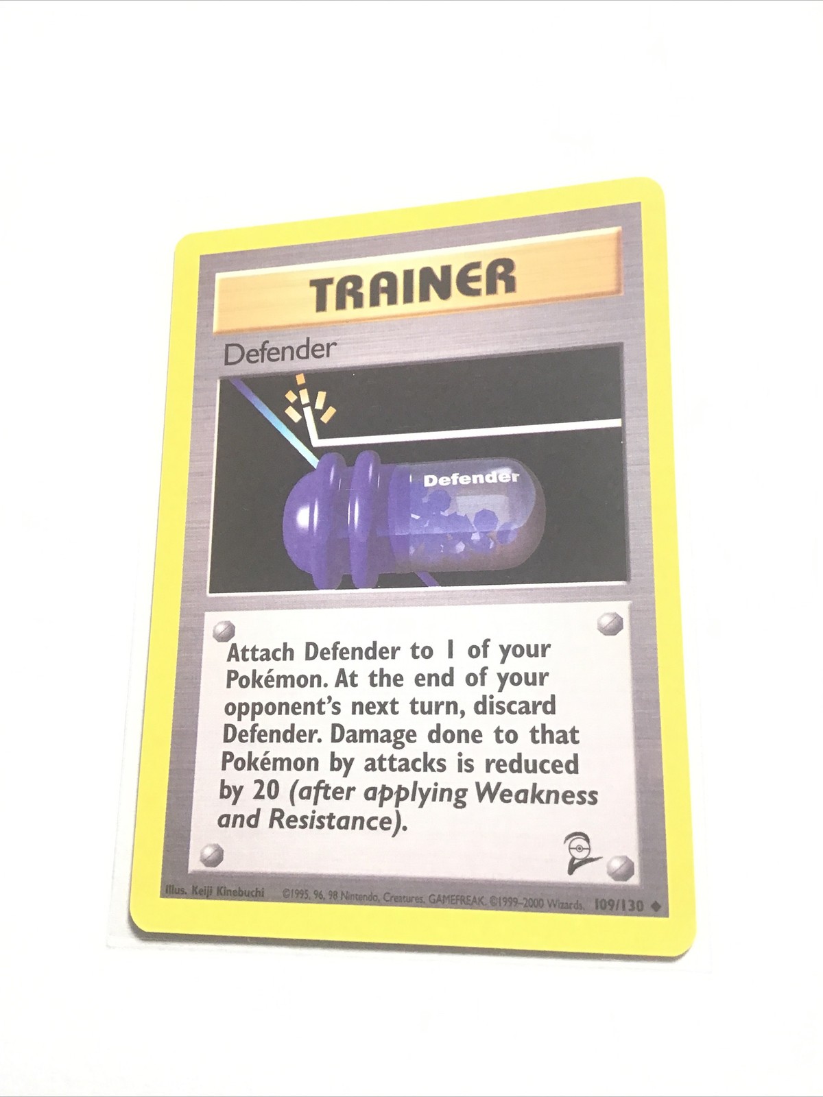 DEFENDER - 109/130 - Base Set 2 - Pokemon Card - NM