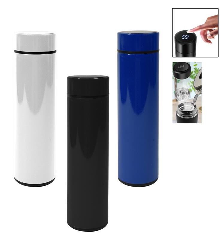 MA MAISON Thermos digitale 500ml display temp. caldo/freddo colori assortiti