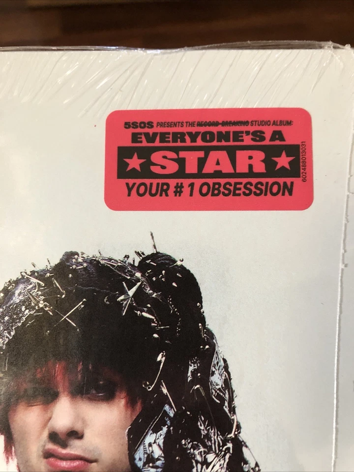 5 Seconds Of Summer - Everyone's A Star LP [Vinyl New} Neon Pink Glitter Record - Image 2 of 3