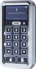 ABUS CFT3100 S HomeTec Pro Türschloss Tastatur Bluetooth Touch Display silber