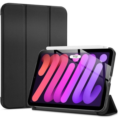 ProCase Smart Case for iPad Mini A17 Pro 2024/iPad 6 2021 8.3'', Black 