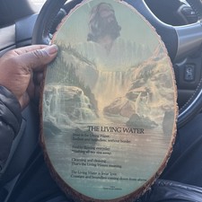 The Living Water Art Plaque