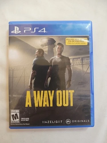 A Way Out - Sony PlayStation 4 | PS4 CIB TESTED. Great Shape. Fast Shipping!!