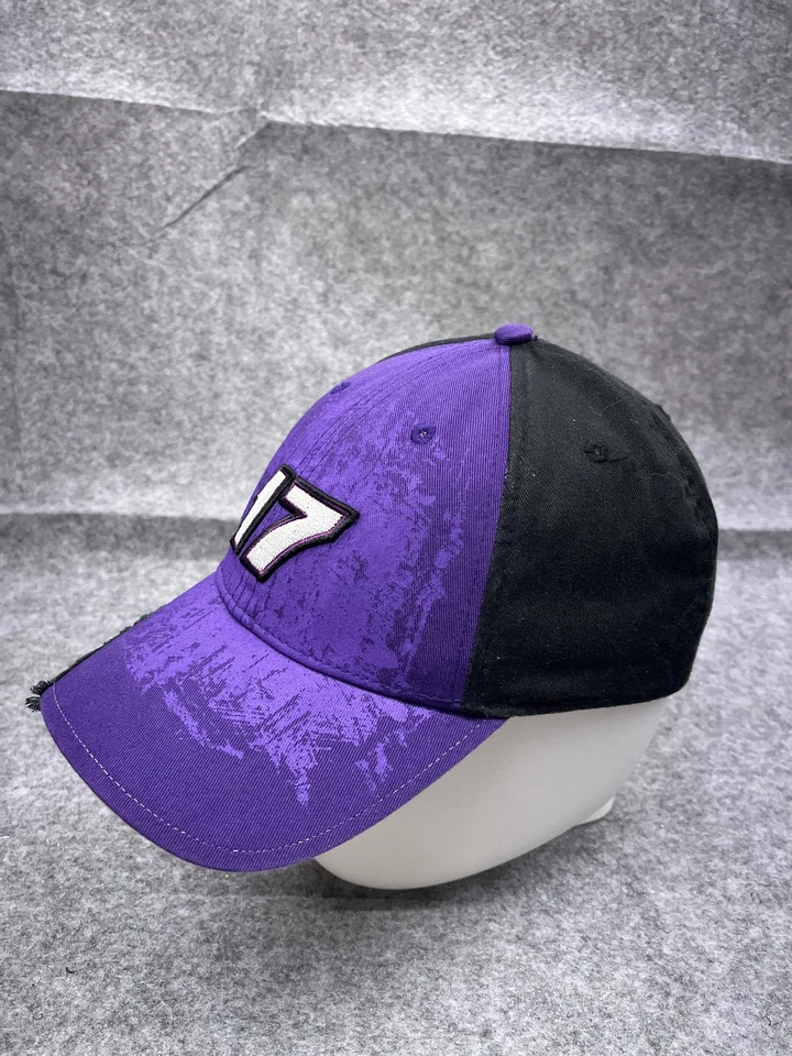 #17 Matt Kenseth Sombrero Gorra Correa Trasera Hombres Talla Única Púrpura Algodón Nascar Envejecido Foto 4 de 4
