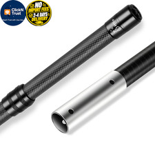 Carbon Fiber swimming pool pole telescopic is 15FT, black