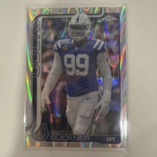2025 Topps Chrome Football - DeForest Buckner #133 - Indianapolis Colts Raywave