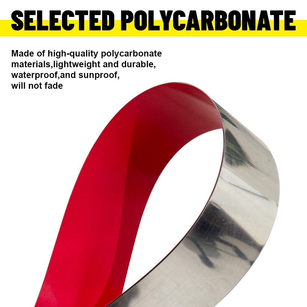 For 19-24 Dodge RAM 1500 Chrome Door Window Pillar Posts Sticker Trim 4-20X