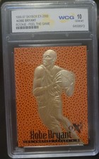 1996-97 Skybox EX-2000 Kobe Bryant Feel the Game 23KT Gold Texture RC WCG 10