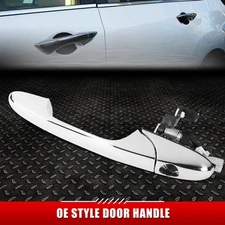 FOR 12-19 FIAT 500 CHROME FRONT LEFT DRIVER SIDE OUTER DOOR HANDLE WITH KEYHOLE