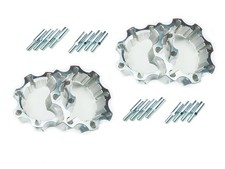 Kit D’Elargisseur De Voie CF Moto CForce 550 Avec 4 Plaques Avant Arrière Argent