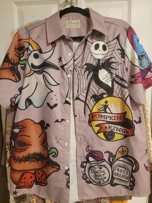  Jack Skellington Oogie Boogie Med  Disney Nightmare Before Christmas Shirt 
