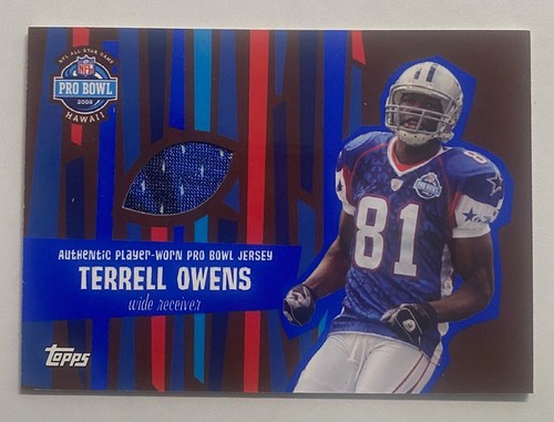 2008 Topps Pro Bowl Jerseys game Used Jersey #APR-TO Terrell Owens