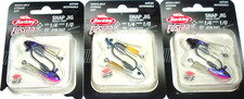 Berkley Fusion 19  3/16-1/0 Hk Snap Jigs (Lot of 3-Pks-Best Colors)