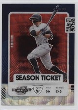 2021 Panini Contenders Season Ticket Optic Red Wave Prizm Giancarlo Stanton h6d