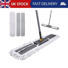 MASTERTOP Heavy Duty Industrial Mop, 90cm Wide Large Commercial Flat Mop with 15