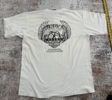 Vintage 90  s Harley Davidson Motorcycle Biker Single Stitched T Shirt Size XL