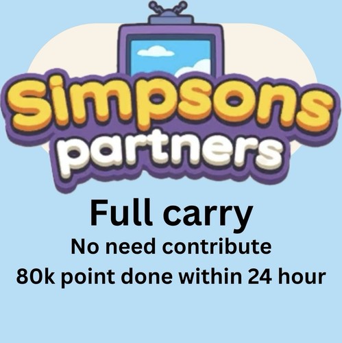 Monopoly_Go Partner event - Full Carry 80k points - Cheap and fast - 1x slot