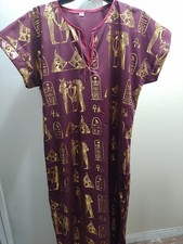 Egyptian hieroglyphics kaftans set of 2 M