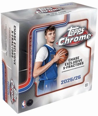 2025/26 Topps Chrome Basketball Mega Box Factory Sealed - Ships Same Day