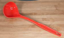 Vintage FOLEY Nylon Orange Soup Serving Dipper Ladle Plastic 11" Made In USA