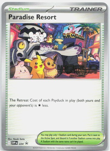 Pokemon Paradise Resort (World Championship 25) 224 NM P Scarlet & Violet Promo