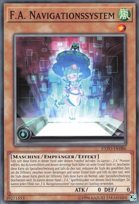 YuGiOh F.A. Navigationssystem EXFO-DE086 Common NM 1st