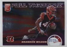 2020 Panini Donruss Elite Full Throttle Purple 21/75 Brandon Wilson #24 v9t