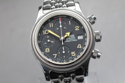 [NEAR MINT] Oris Big Crown 7480 Chronograph Automatic Black Dial Men's Watch JP