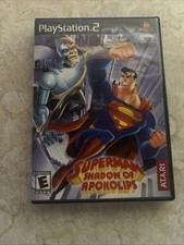 Superman Shadow of Apokolips PS2 PlayStation 2 Game with Case
