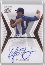 2012 Leaf Ultimate Draft Kyle Zimmer #BA-KZ1 Auto 0p8
