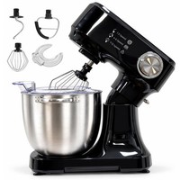 Stand Mixer 4.5L Stainless Steel Bowl 12 Speed 600W Food Mixer With Lid