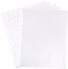 Sheet Protectors - Fits Standard 8 1/2 x 11 Paper - Clear - 10 Document Sleeves/