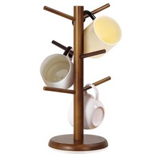 Mug Holder Tree,Coffee Cup Tree for Counter with 6 Hooks, Mug Holder for Coun...