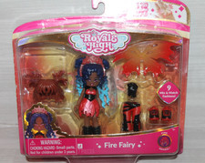 Royale High Fire Fairy Playset with Doll  Rings NO CODE