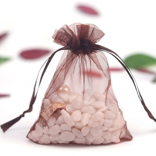 100 Pcs Mesh Bags for Jewelry Draw String Small Candy Storage Drawstring Pouch - Bild 2 von 12