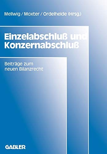 Gabler Verlag Einzelabschluß Und Konzernabschluß - Image 2