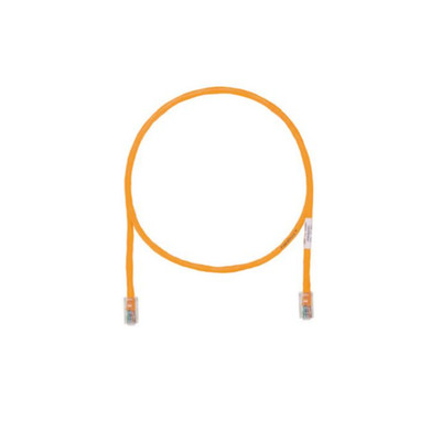 20 ft Panduit UTPCH20ORY 24 AWG Copper Cat 5e U/UTP Patch Cord Orange