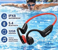 Auriculares de conducción ósea Bluetooth 5.4 Auriculares 32GB IPX8 Natación Deportes inalámbricos