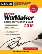 Quicken Willmaker Plus 2019 Edition : Book Software Kit Editors