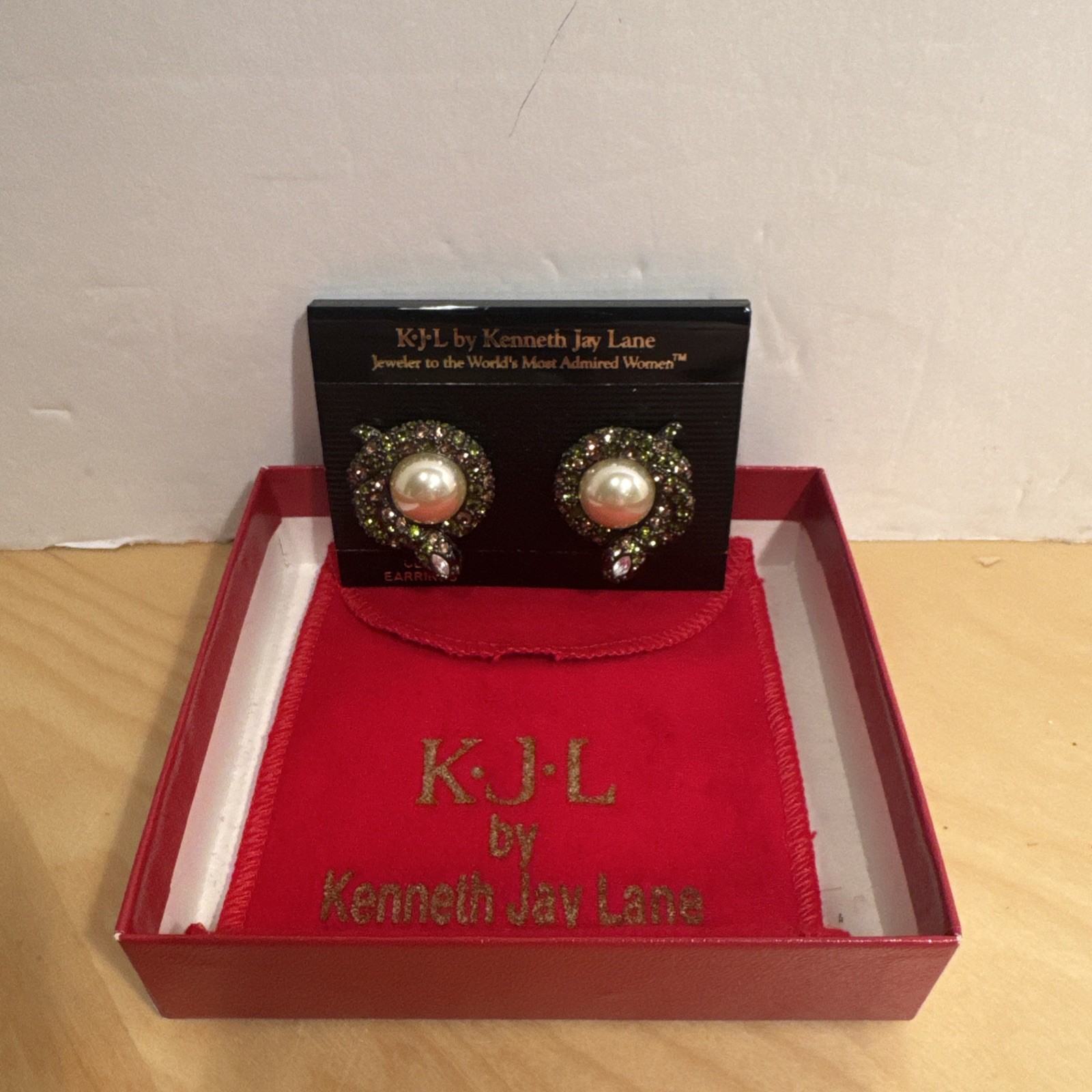 KJL Kenneth Jay Lane jewelry Clip Earrings - image 1