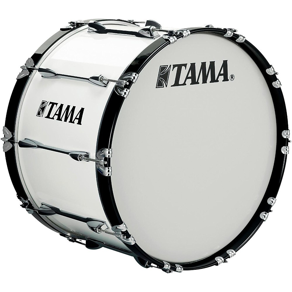 Tama Marching 28 x 14 in Starlight Marching Bass Drum with Carrier Sugar White 144790₽