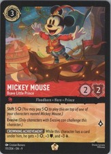 Mickey Mouse - Brave Little Prince #111 Prices | Lorcana Fabled