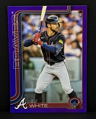 2025 Topps Update Baseball Eli White /250 Purple Foil #US189 Atlanta Braves